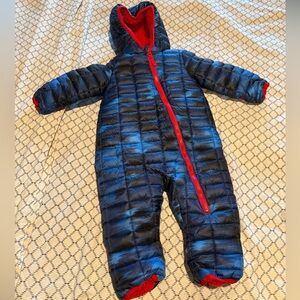 Snozu Boys Infant Fleece Lined Quilted Snowsuit